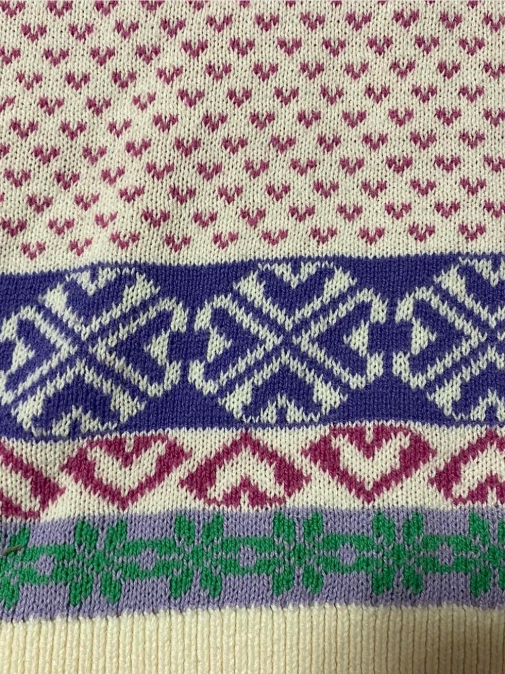 Vintage L L Bean Nordic Sweaterdress Cottagecore Vibes - Picture 6 of 7